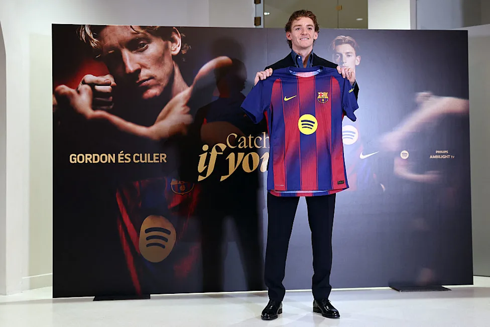 ANTHONY GORDON : From Tyneside to Camp Nou